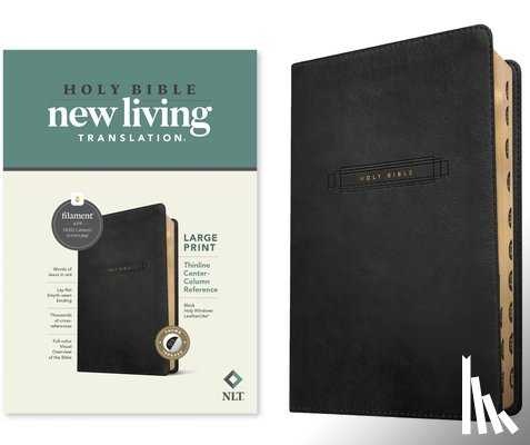 Tyndale - NLT Large Print Thinline Center-Column Reference Bible