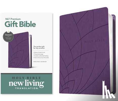 Tyndale - NLT Premium Gift Bible, Filament Enabled, Purple