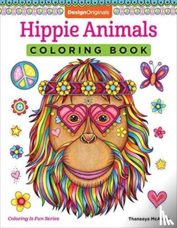 McArdle, Thaneeya - Hippie Animals Coloring Book