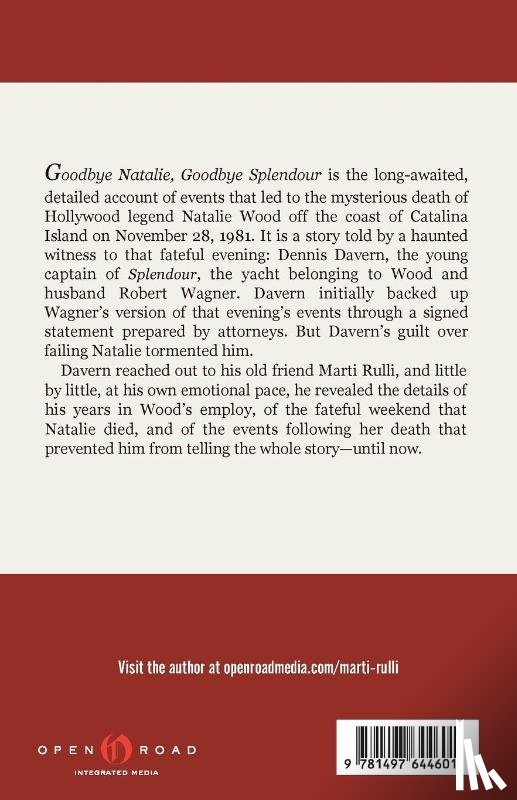 Rulli, Marti, Davern, Dennis - Goodbye Natalie, Goodbye Splendour
