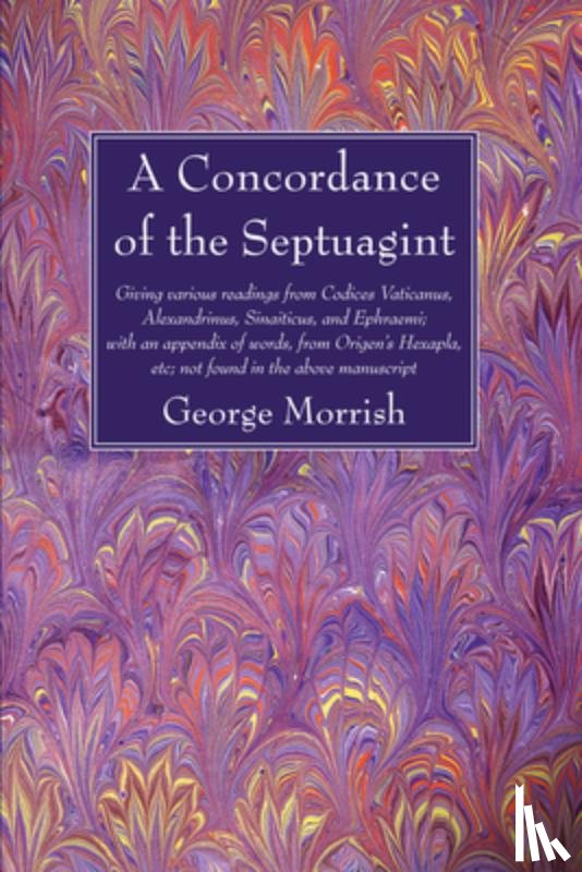  - A Concordance of the Septuagint
