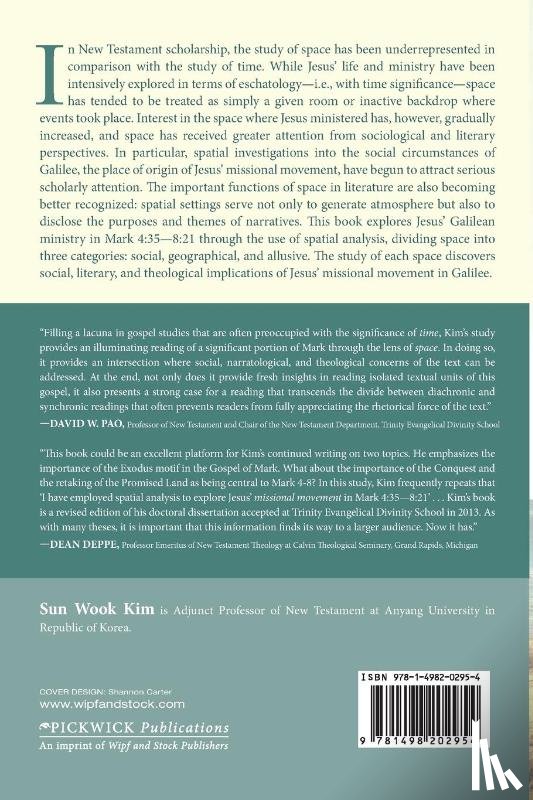 Kim, Sun Wook - Jesus and the Missional Movement in Galilee