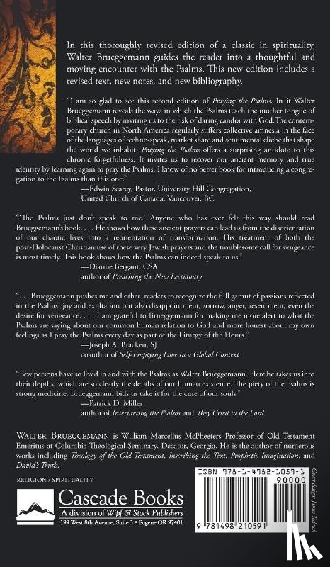 Brueggemann, Walter - Praying the Psalms, Second Edition