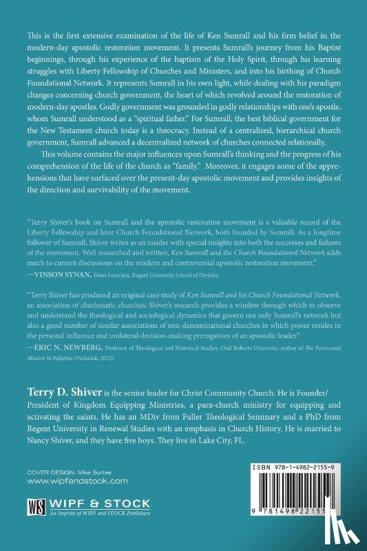 Shiver, Terry D - Ken Sumrall and Church Foundational Network