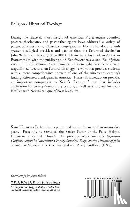 Nevin, John W D D - The Reformed Pastor