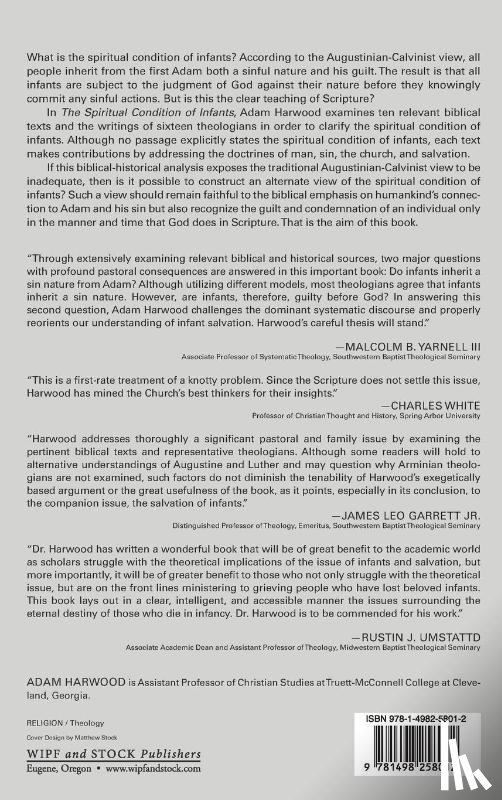 Harwood, Adam - The Spiritual Condition of Infants