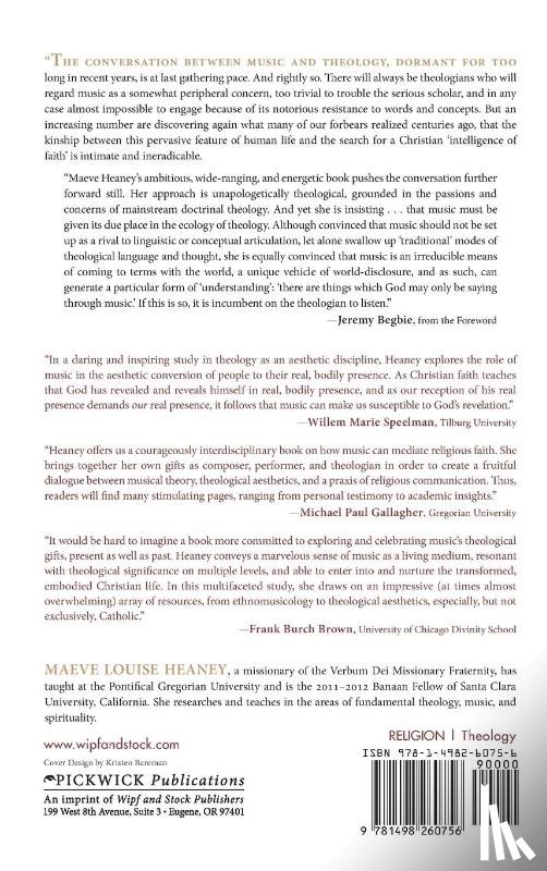 Heaney, Maeve Louise - Music as Theology