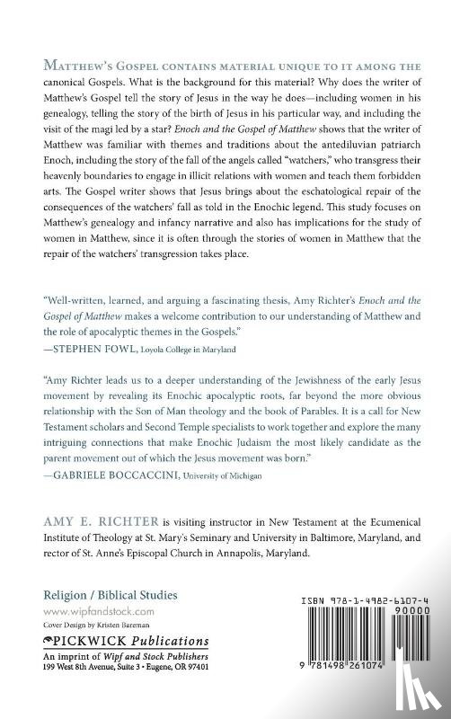 Richter, Amy E - Enoch and the Gospel of Matthew