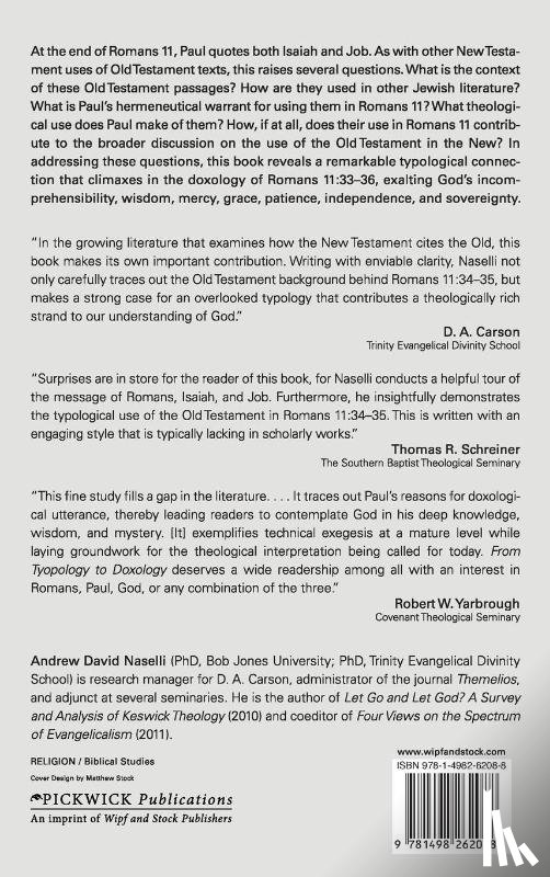 Naselli, Andrew David - From Typology to Doxology