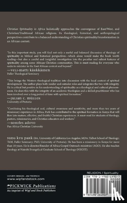 Park, Sung Kyu - Christian Spirituality in Africa