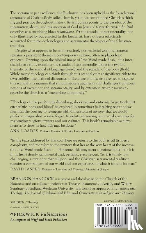 Hancock, Brannon - The Scandal of Sacramentality