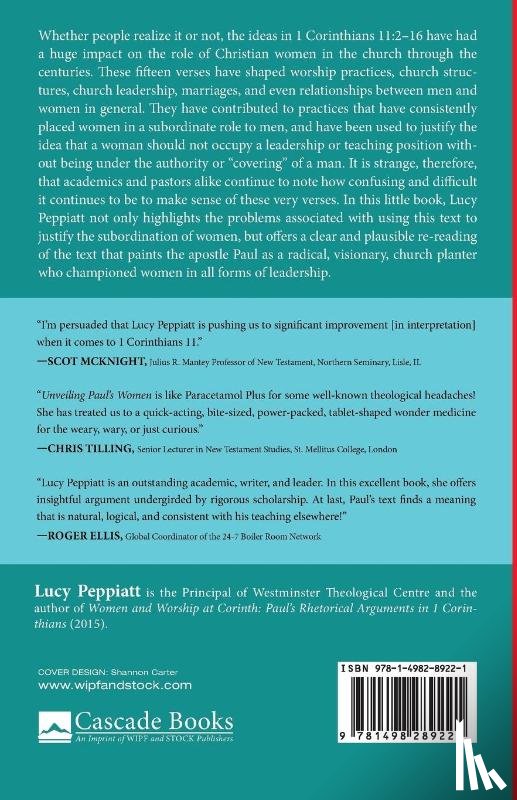 Peppiatt, Lucy - Unveiling Paul's Women