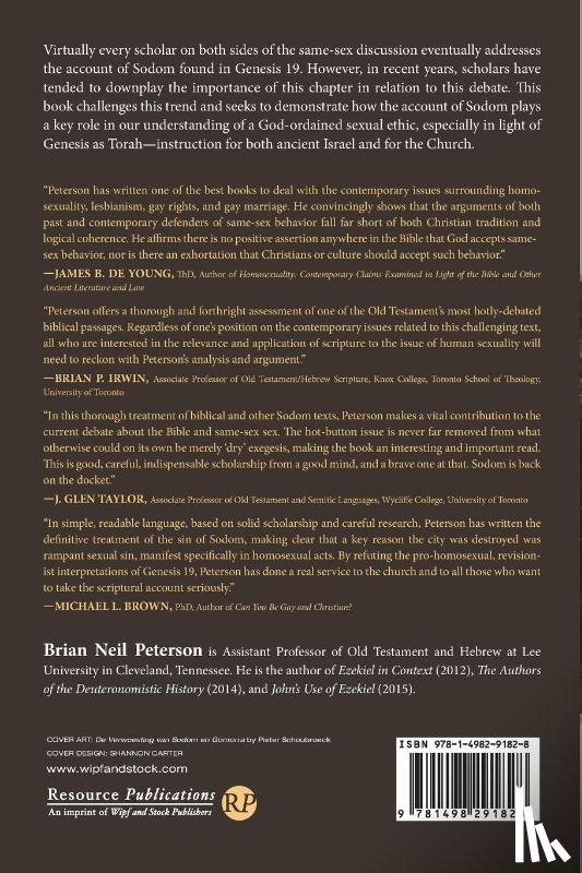 Peterson, Brian Neil - What was the Sin of Sodom