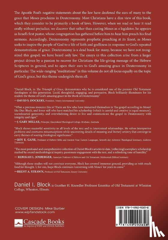 Block, Daniel I - The Triumph of Grace