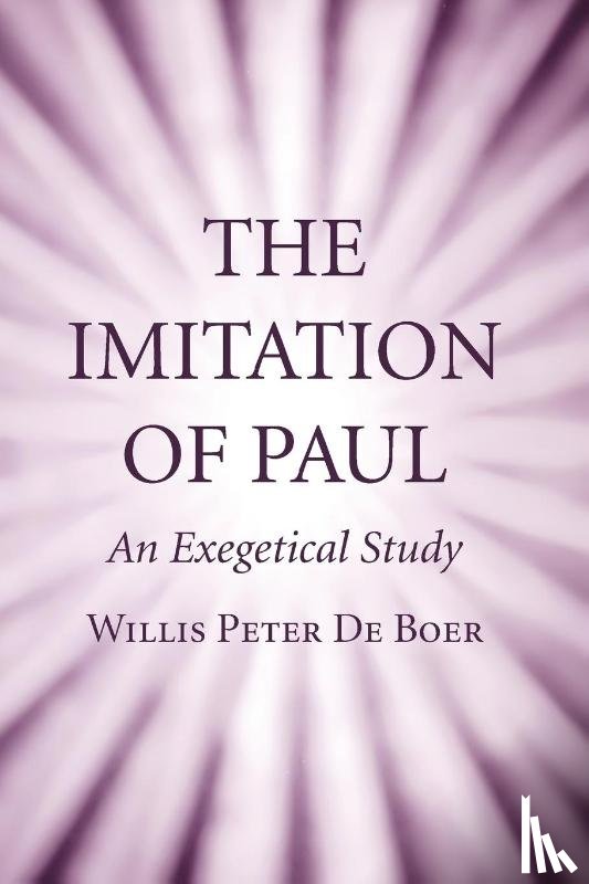 de Boer, Willis Peter - The Imitation of Paul