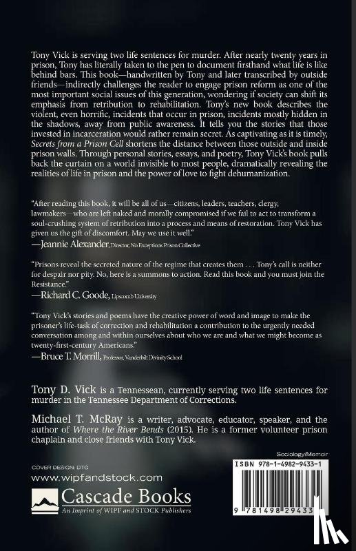 Vick, Tony D, McRay, Michael T - Secrets from a Prison Cell