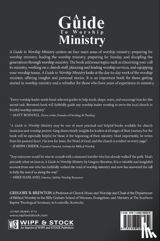 Brewton, Gregory B - A Guide to Worship Ministry