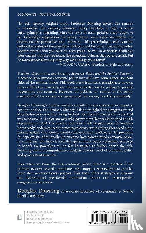 Downing, Douglas - Freedom, Opportunity, and Security