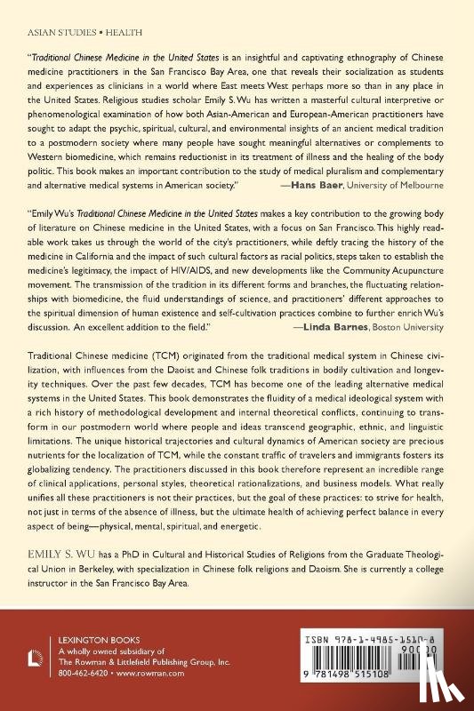 Wu, Emily S. - Traditional Chinese Medicine in the United States