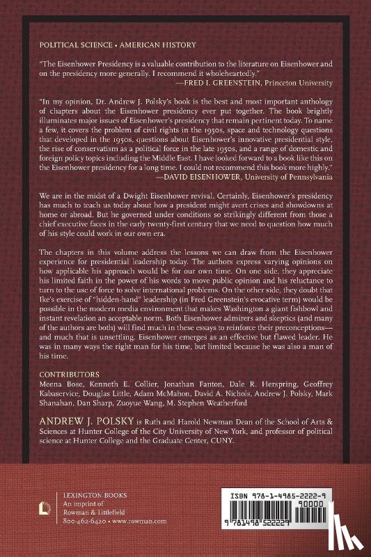 Polsky, Andrew J. - The Eisenhower Presidency