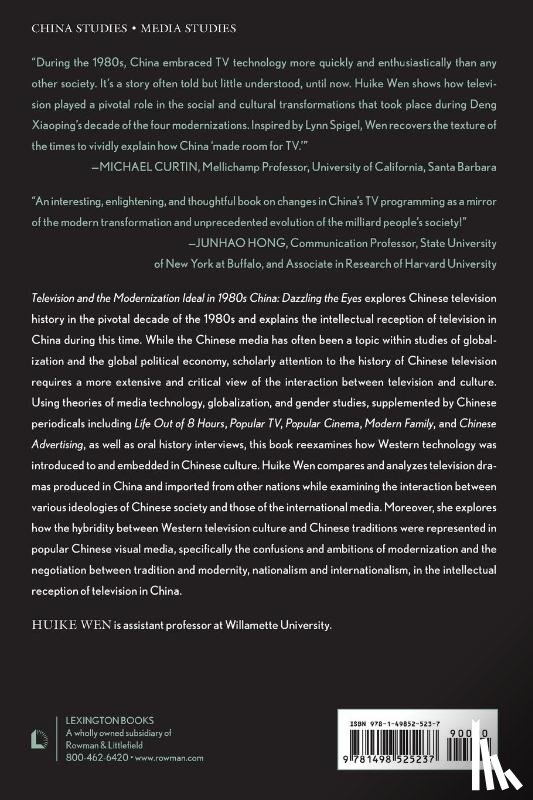 Wen, Huike - Television and the Modernization Ideal in 1980s China
