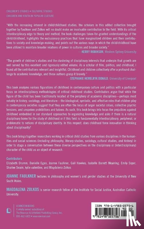  - Critical Childhood Studies and the Practice of Interdisciplinarity