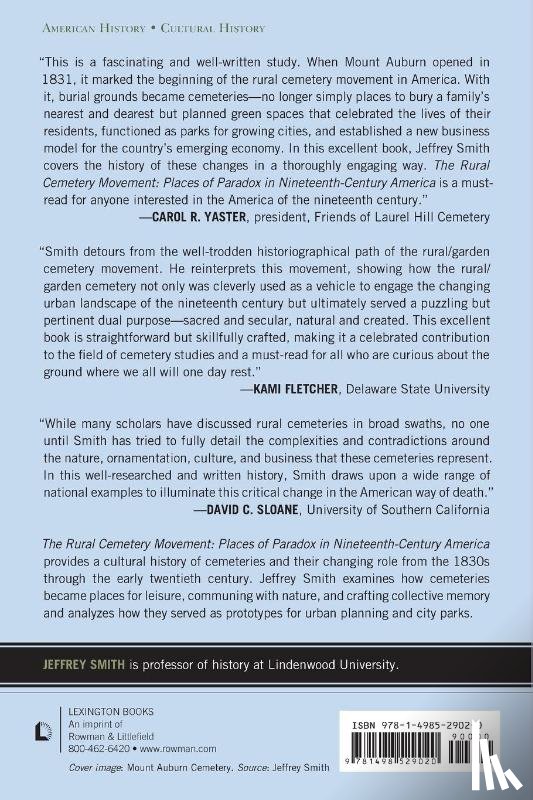 Smith, Jeffrey - The Rural Cemetery Movement