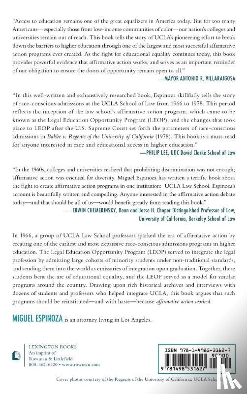 Espinoza, Miguel - The Integration of the UCLA School of Law, 1966—1978