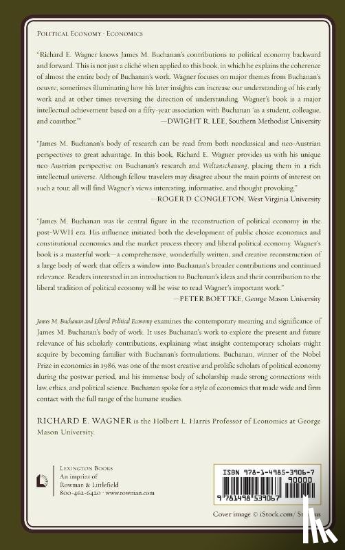 Wagner, Richard E. - James M. Buchanan and Liberal Political Economy