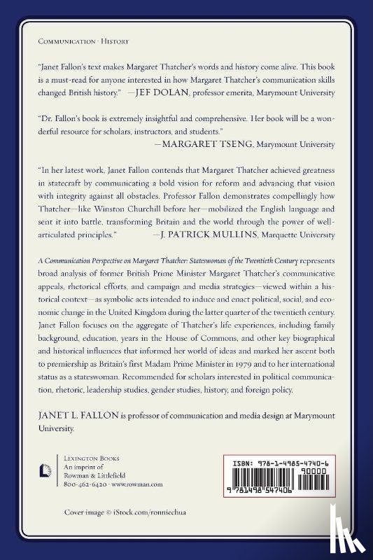 Fallon, Janet L. - A Communication Perspective on Margaret Thatcher