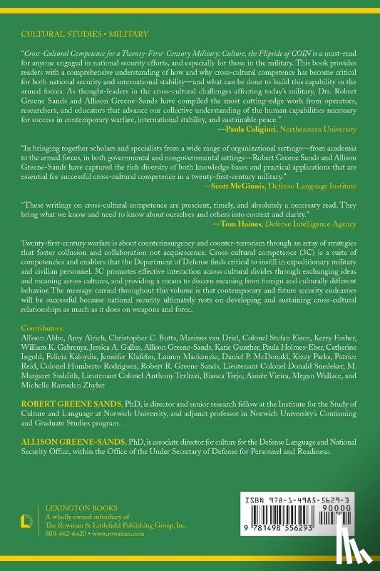  - Cross-Cultural Competence for a Twenty-First-Century Military
