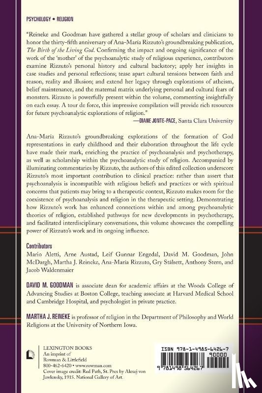  - Ana-Maria Rizzuto and the Psychoanalysis of Religion