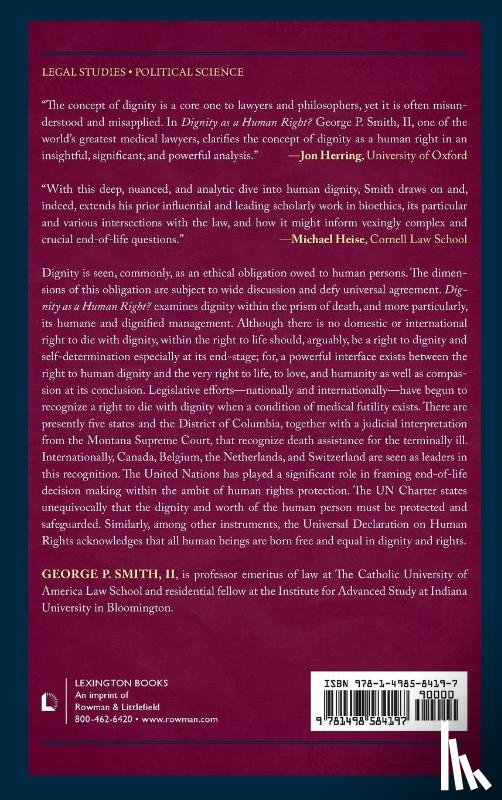 Smith, George P. - Dignity as a Human Right?