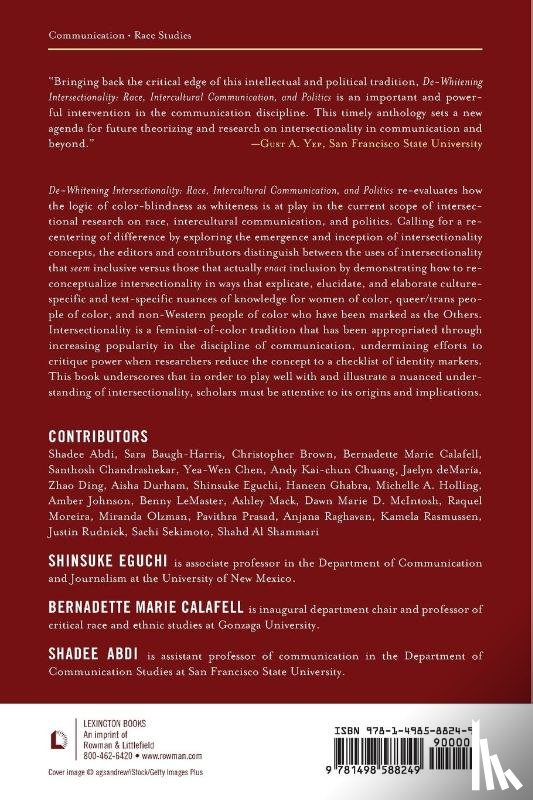  - De-Whitening Intersectionality