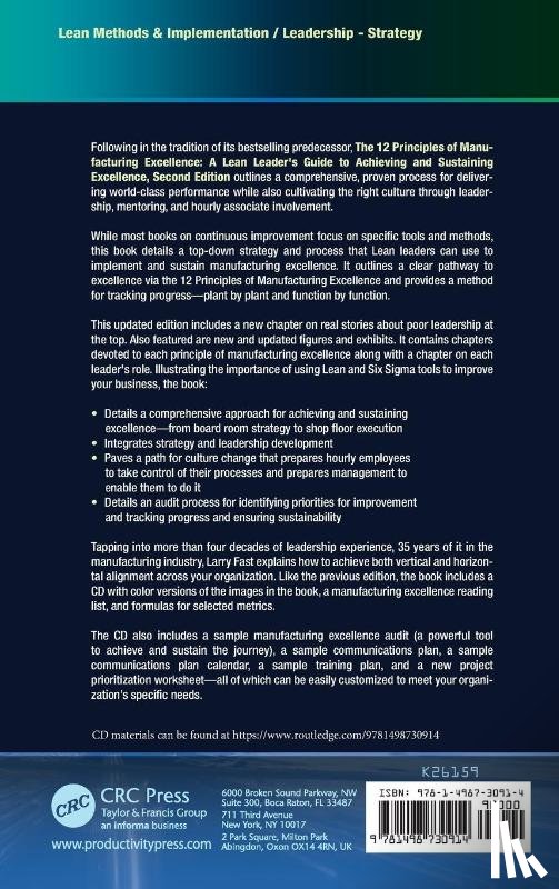 Fast, Larry E. - The 12 Principles of Manufacturing Excellence