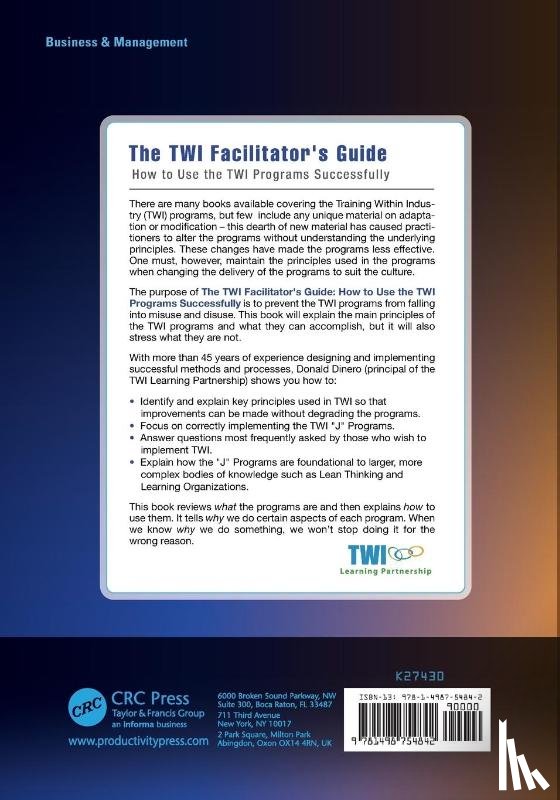 Dinero, Donald A. - The TWI Facilitator's Guide
