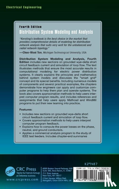 Kersting, William H. (Milsoft Utility Solutions - Distribution System Modeling and Analysis
