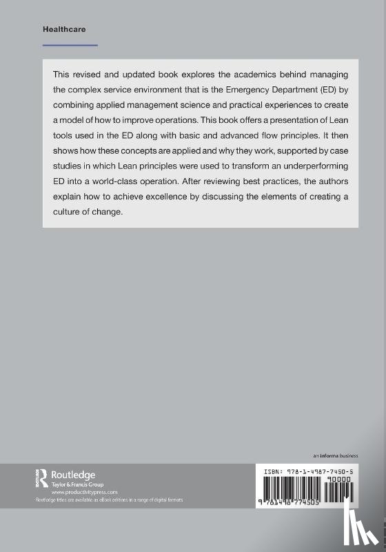 Crane, MD, Noon, PhD - The Definitive Guide to Emergency Department Operational Improvement