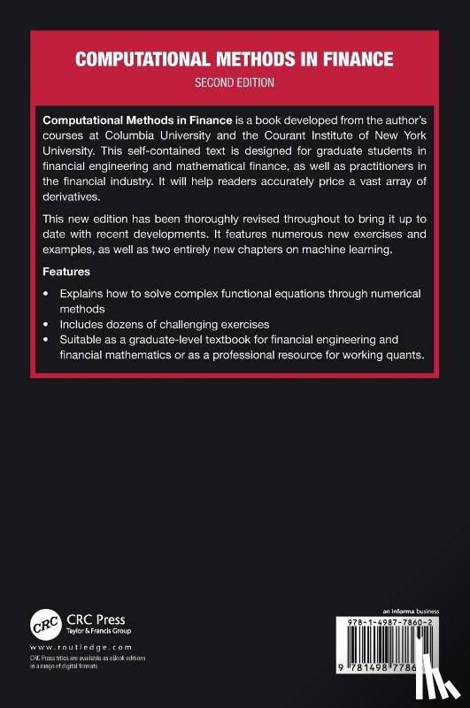 Hirsa, Ali (Columbia University - Computational Methods in Finance