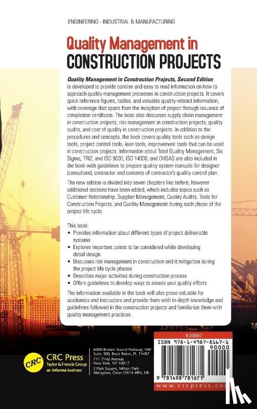 Rumane, Abdul Razzak - Quality Management in Construction Projects