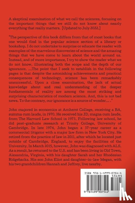 Beerbower, John E - Important Things We Don't Know