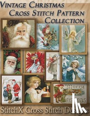 Stitchx - Vintage Christmas Cross Stitch Pattern Collection: Black & White Charts
