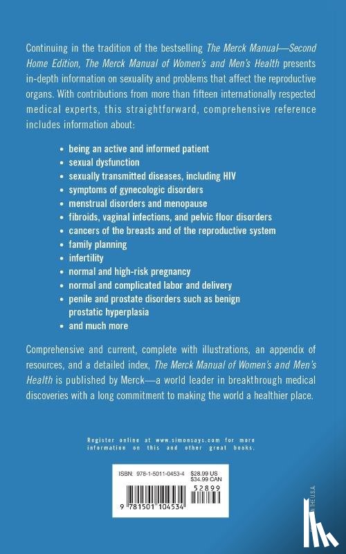 Various - Merck Manual of Women's and Men's Health