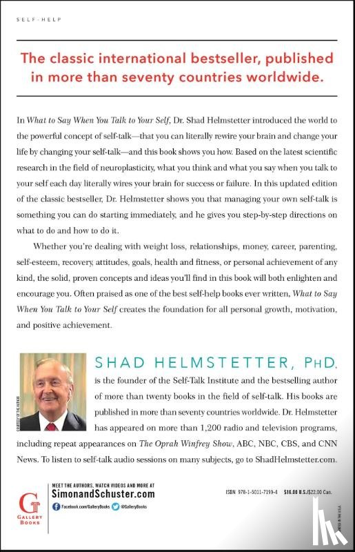 Helmstetter, Shad - What to Say When You Talk to Your Self