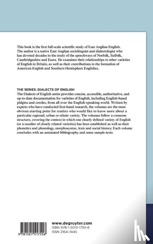 Trudgill, Peter - East Anglian English