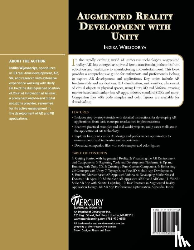 Wijesooriya, Indika - Augmented Reality Development with Unity