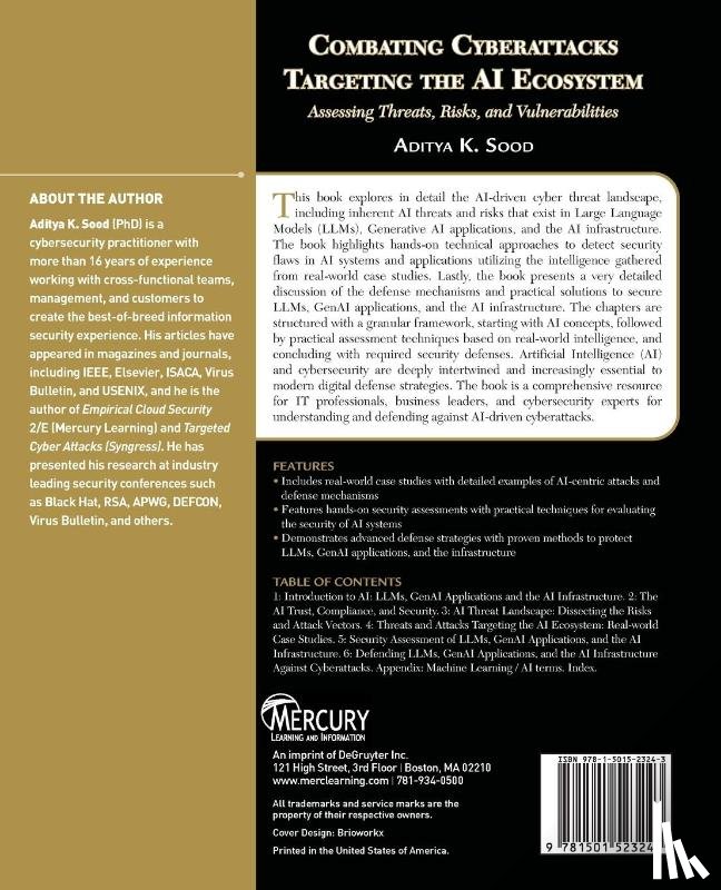 Sood, Aditya - Combating Cyberattacks Targeting the AI Ecosystem