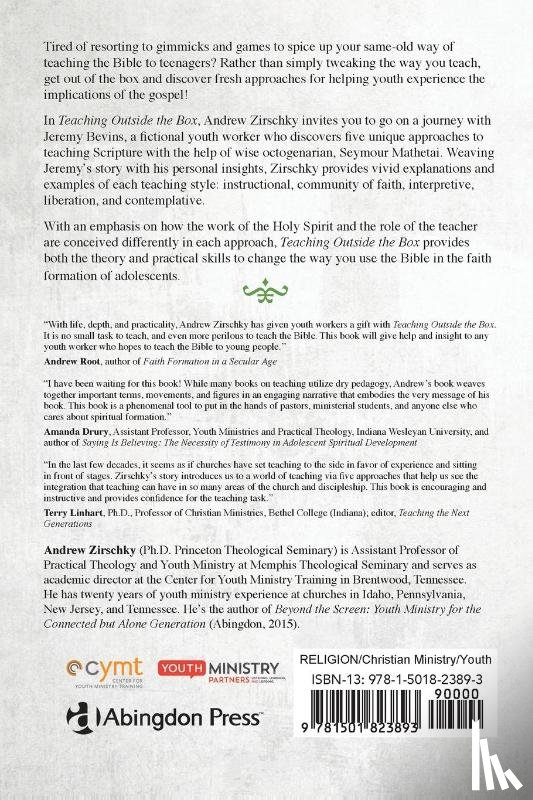 Andrew Zirschky - Teaching Outside the Box