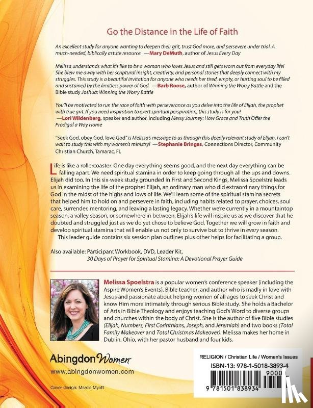 Spoelstra, Melissa - Elijah - Women's Bible Study Leader Guide