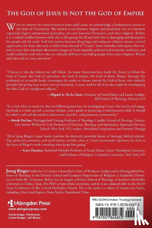 Rieger, Joerg - Jesus vs. Caesar